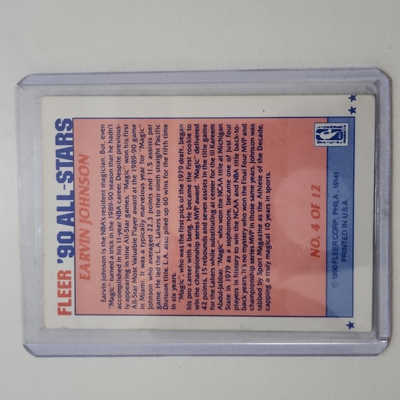 EARVIN MAGIC JOHNSON BASKETBALL CARD - Picture 2 of 2